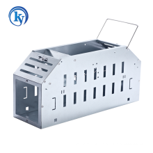 Silver single-door mousetrap cage with nice design